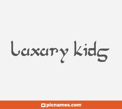 Luxury kids